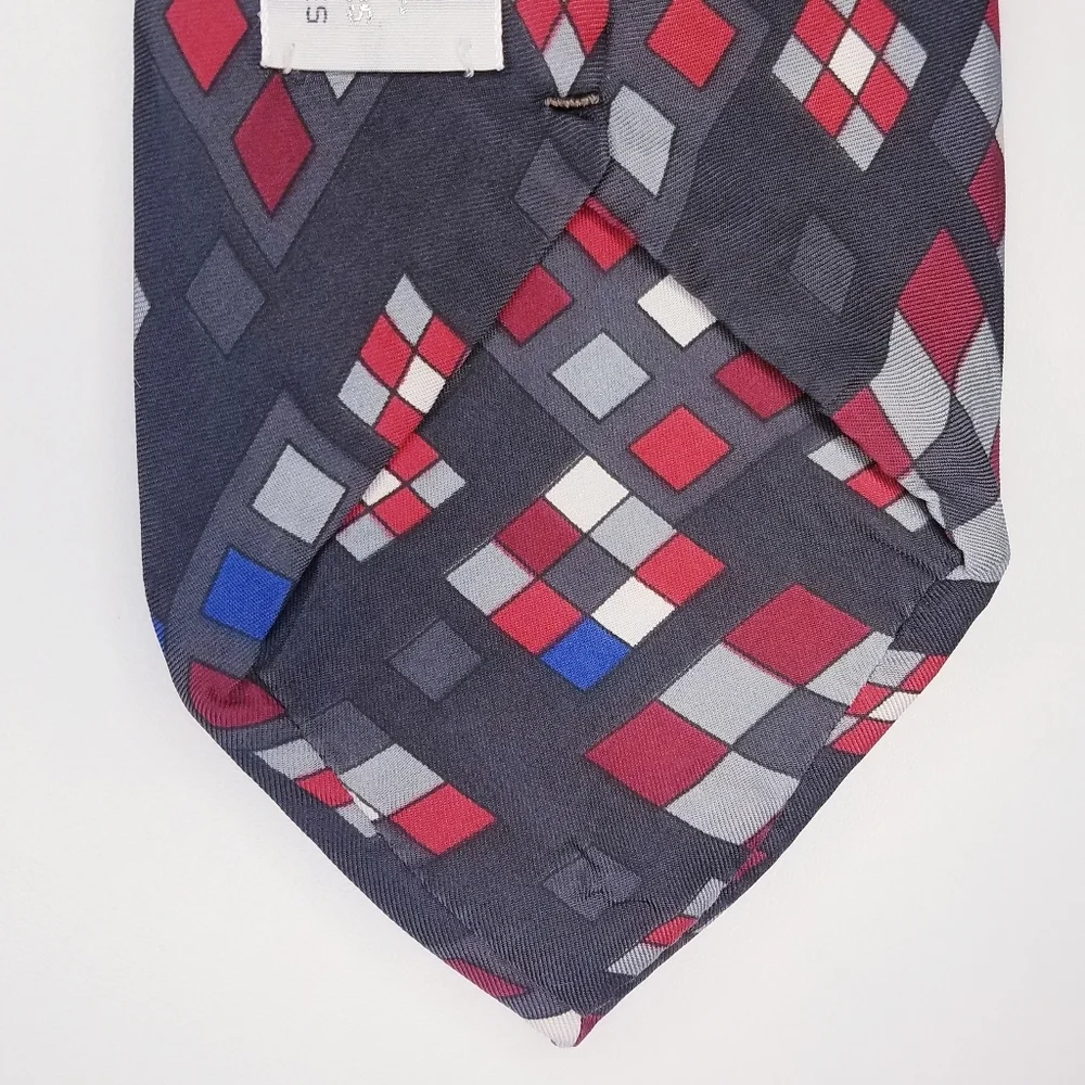 Wm. M Trazinba Men's Tie Ltd Custom Neckwear Black Diamonds